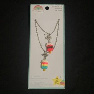NWT Best Friends Popsicle Necklace Set of 2